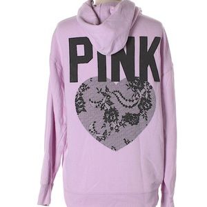 VIctorias secret Pink Lace fill zip- size Medium